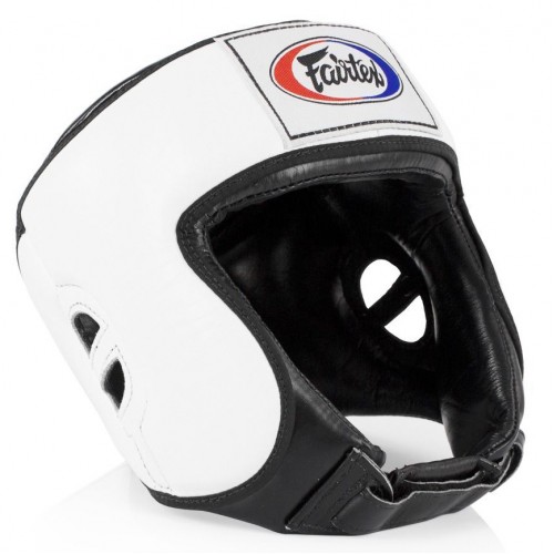 Боксерский шлем Fairtex (HG-9 white)